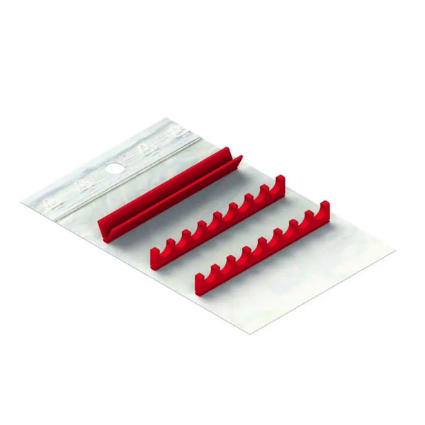 SILICONE INSERT VOOR 8 INSTR. ROOD/SET BESTEMD VOOR CASSETTE 18X13 (182062)