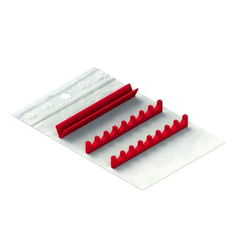 SILICONE INSERT VOOR 8 INSTR. ROOD/SET BESTEMD VOOR CASSETTE 18X13 (182062)