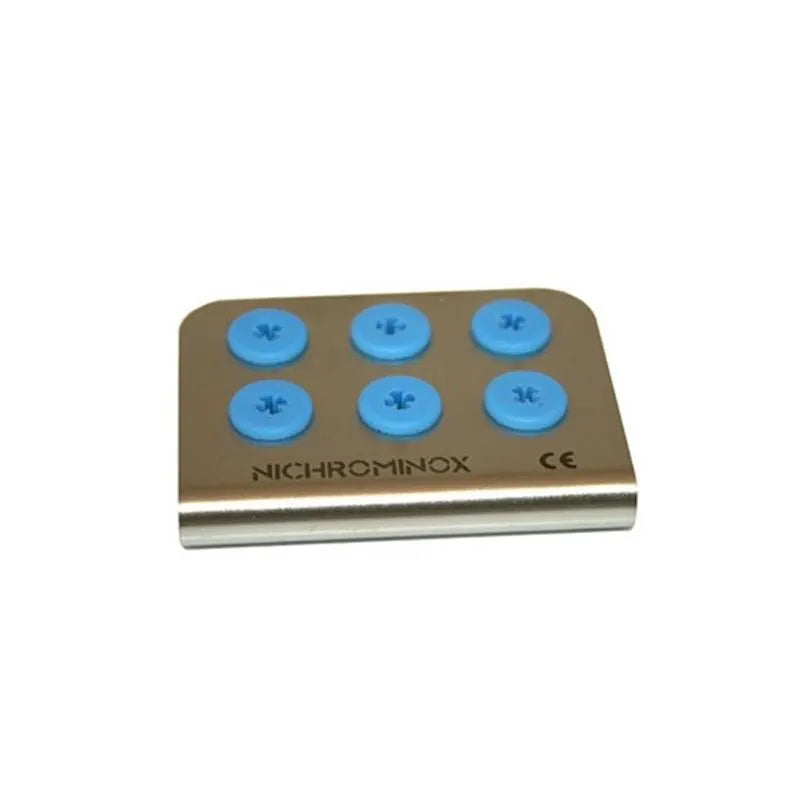 MULTIHOLDER 6-GATS 2/3,5MM. 6X4,5CM.