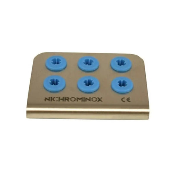 MULTIHOLDER 6-GATS 3,5/5MM. 6X4,5CM