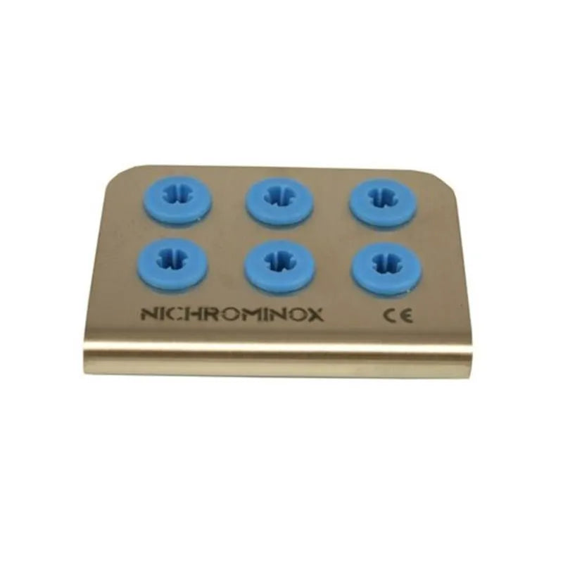 MULTIHOLDER 6-GATS 3,5/5MM. 6X4,5CM