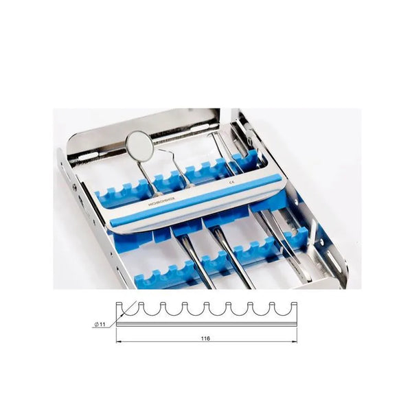 EASY CLIP VOOR 8 INSTRUMENTEN BLAUW (11mm.) 182911-2