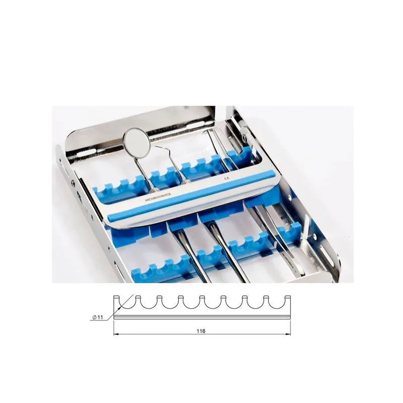 EASY CLIP VOOR 8 INSTRUMENTEN BLAUW (11mm.) 182911-2