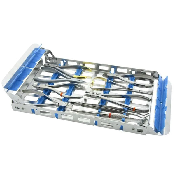 EASY TRAY ORTHO 10 INSTRUMENTEN BLAUW