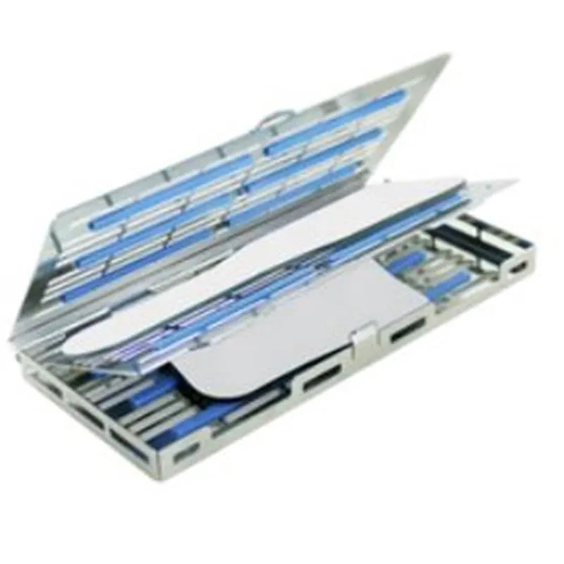 CASSETTE DUO NO.3  18,4X9.4X2.2CM LEEG 183748-2  BLAUW