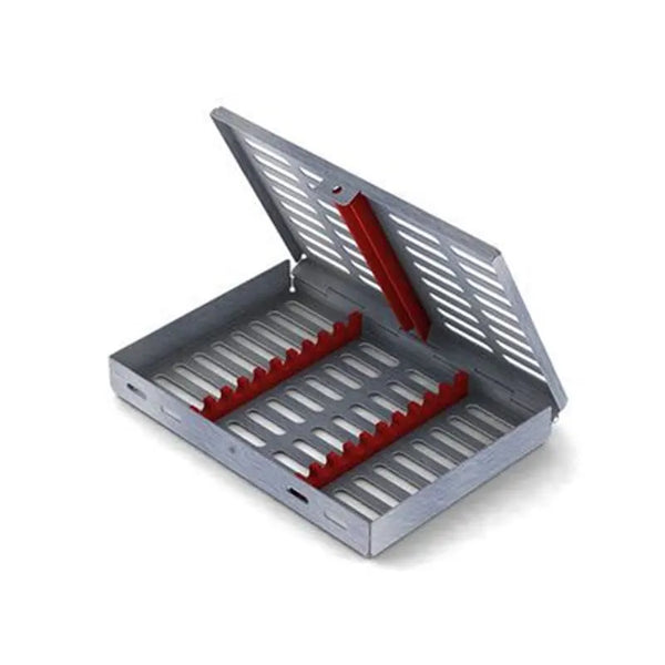 CASSETTE 18X13X2,5CM 10 INSTRUMENTEN 182062-3 ROOD