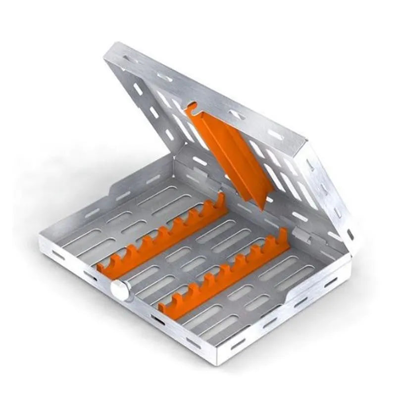 CASSETTE 18,5X14X3,4CM 8 INSTRUMENTEN 182066-7 ORANJE
