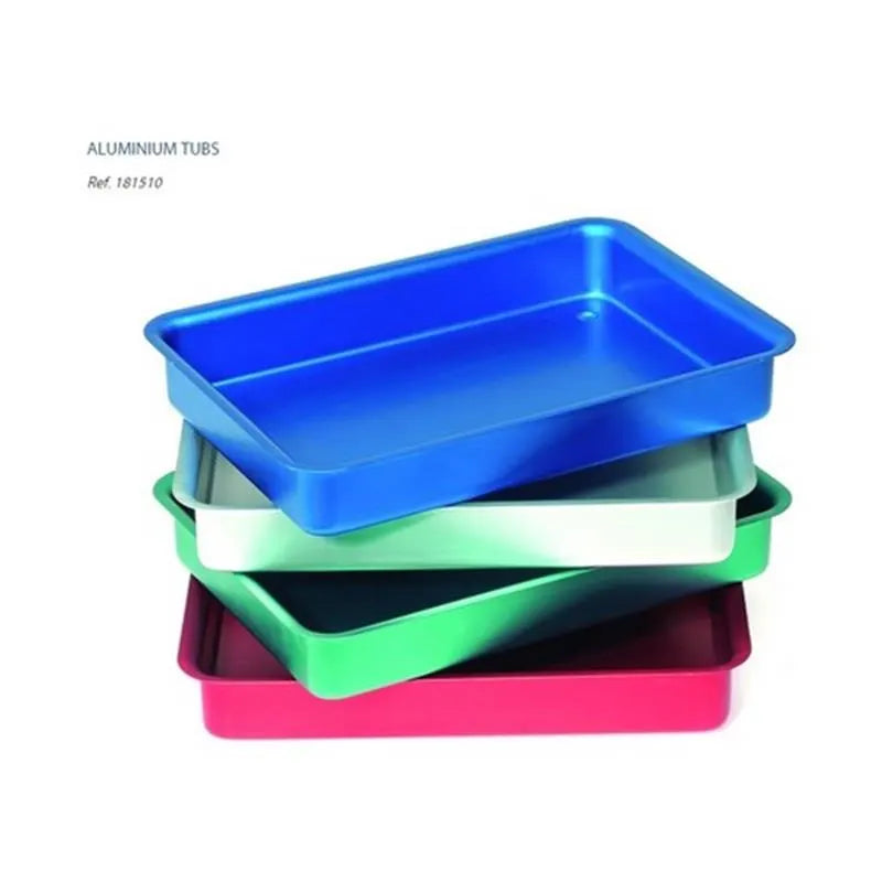 ALUMINIUM TUB KLEUR ROOD