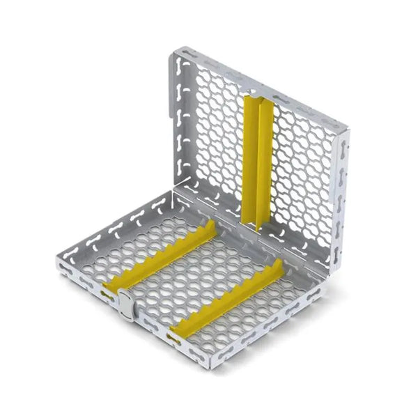 GALAXY CASSETTE 10 INSTRUMENTEN 18X14X3,4CM GEEL