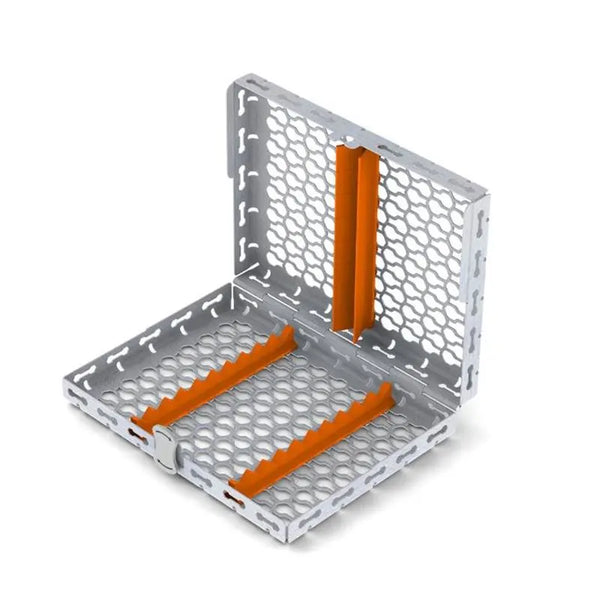 GALAXY CASSETTE 10 INSTRUMENTEN 18X14X3,4CM ORANJE
