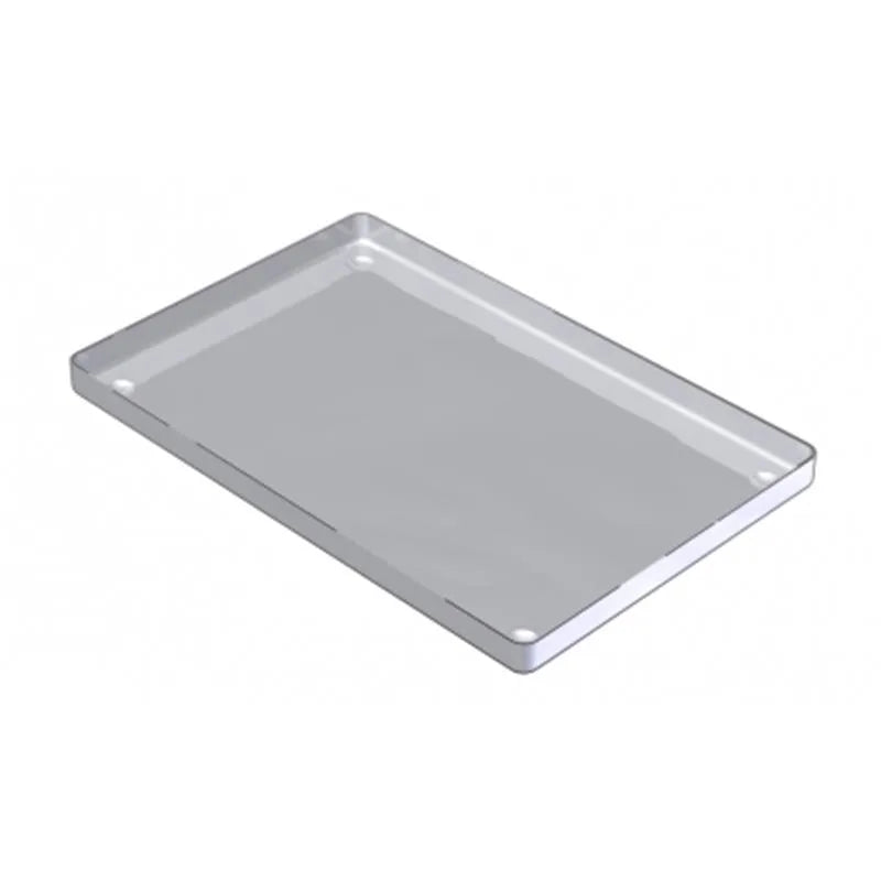 TRAY RVS ONGEPERFOREERD 28X18CM.