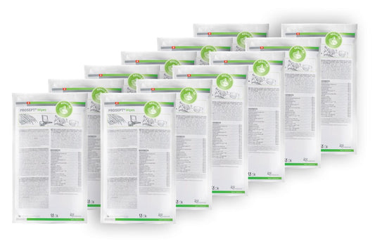 PROSEPT WIPES 14.5X20CM. ZAK 12X120ST.