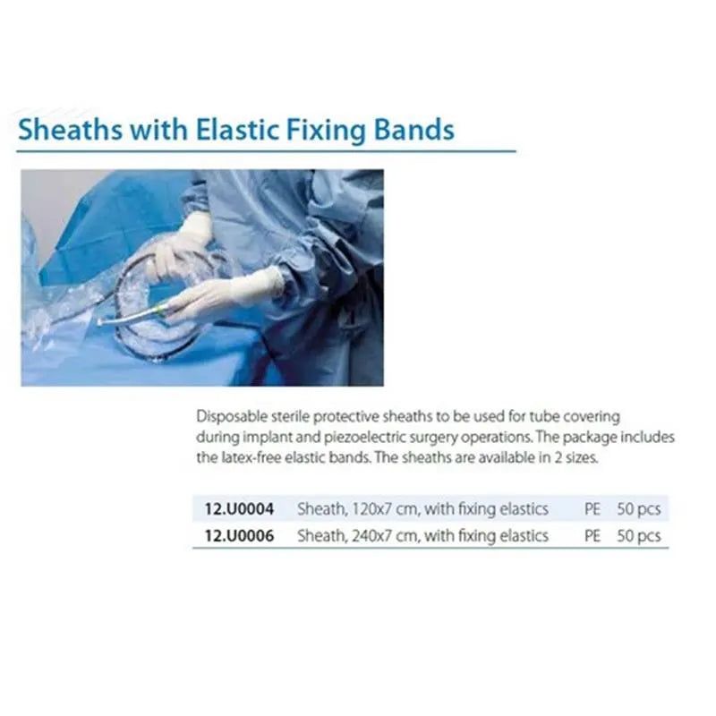 SLEEVE STERIEL 120X7CM 12.U0004.00  X50ST.