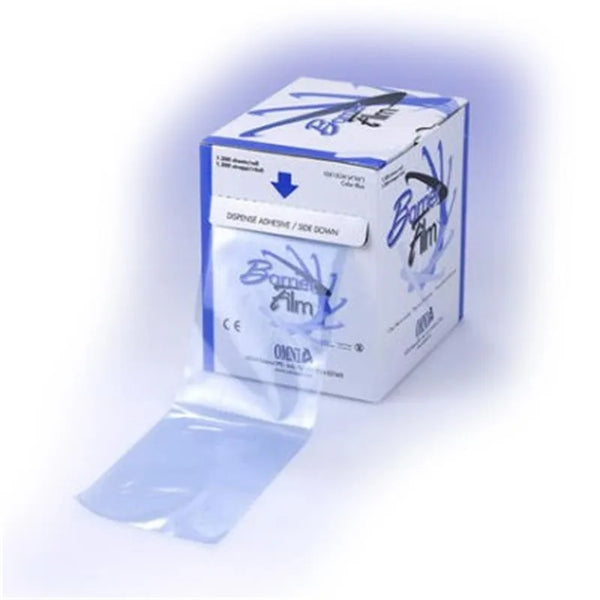 BARRIER FILM BLAUW 10X15CM. OP ROL X1200ST.