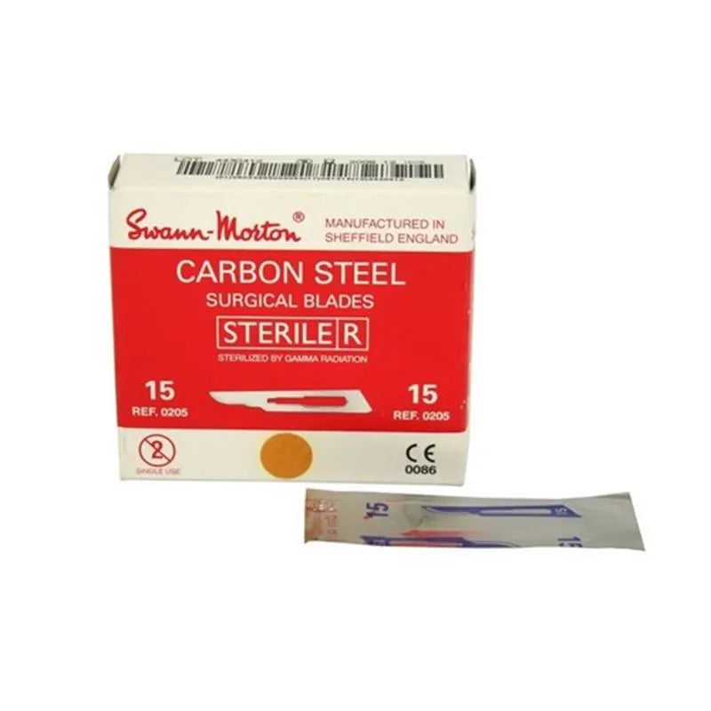 SCALPELMES NR.15 0205 X100ST.