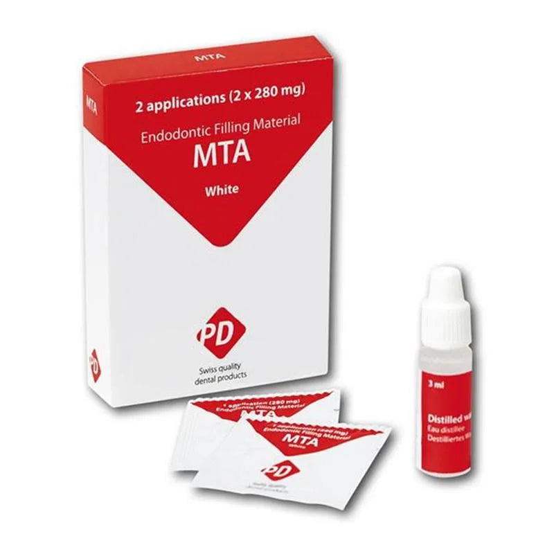 MTA WHITE KIT 4X140MG. POEDER. + 3ML VLOEISTOF