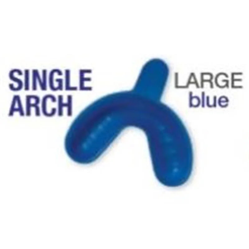 FLUORTRAY LARGE SINGLE BLAUW X100ST.