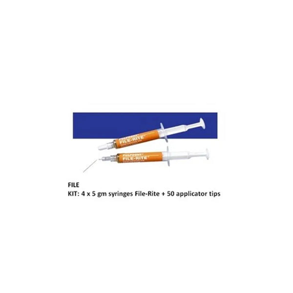 FILE-RITE EDTA 17% 4X5GR. + TIPS