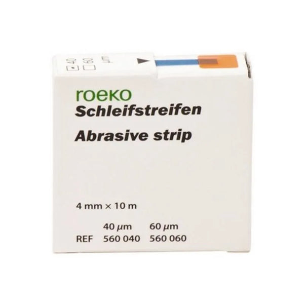 POLIJSTSTRIP BLAUW 40MICRON OP ROL 4MMX10MTR