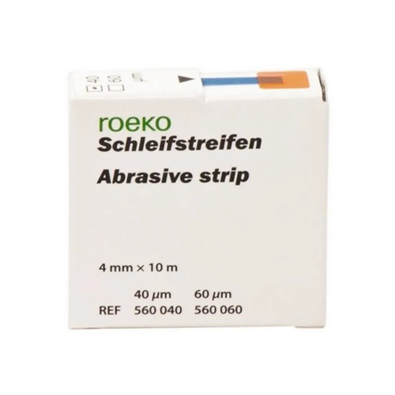 POLIJSTSTRIP BLAUW 40MICRON OP ROL 4MMX10MTR