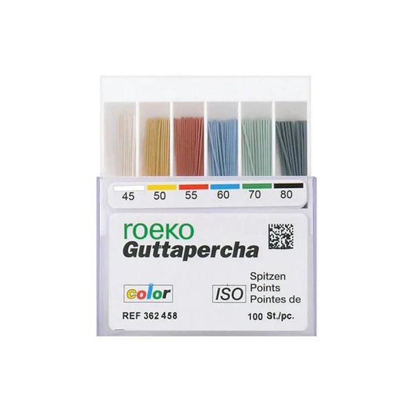 GUTTAPERCHA POINT ISOCOLOR 45-80 X100ST.