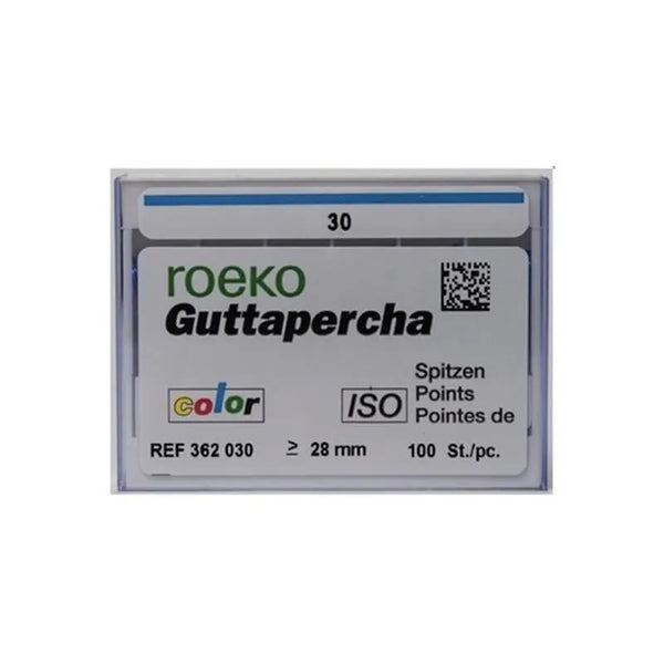 GUTTAPERCHA POINT ISOCOLOR 30 X100ST.