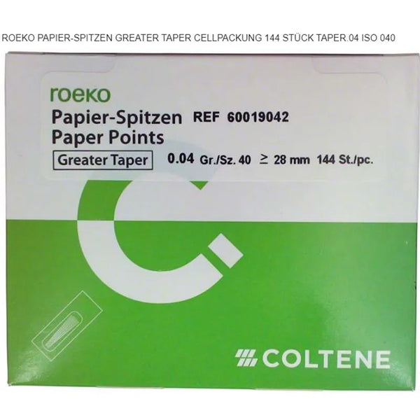 PAPERPOINT GREATER TAPER .04 40 X144ST.