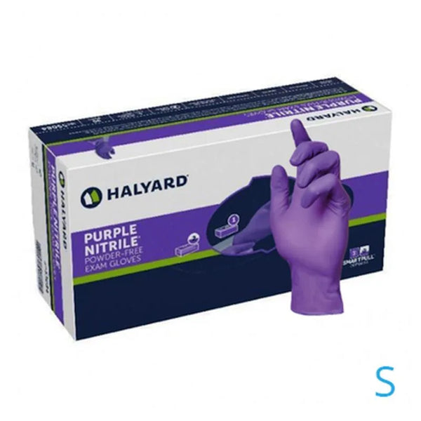 HANDSCHOEN SAFESKIN PURPLE NITRILE POEDERVRIJ SMALL X100ST.