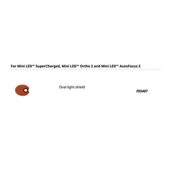 SCHILD OVAAL VOOR MINI-LED LAMP ORTHO V3 F05407
