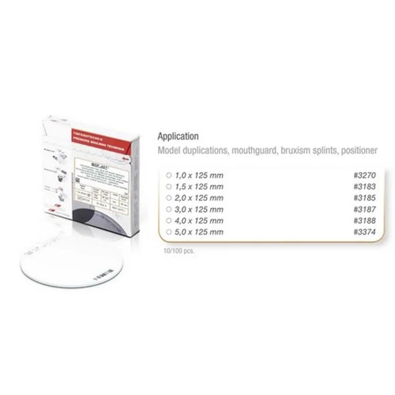 BIOPLAST 3.0 X125MM. ROND X10ST.