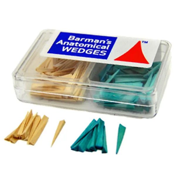 BARMAN WIT/GROEN WEDGE ASSORTED X200ST.