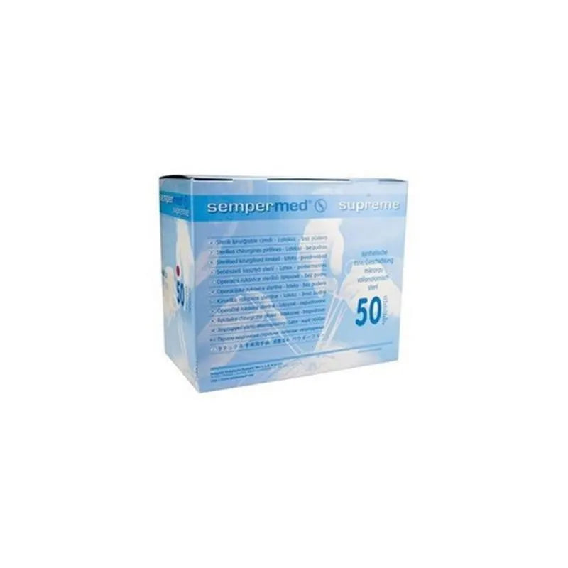 HANDSCHOEN SUPREME LATEX POEDERVRIJ STERIEL 6,5 X50PR.