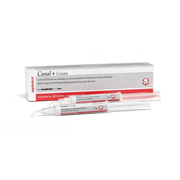 CANAL + CREAM EDTA CREAM VOOR WORTELKANAALBEH. SPUIT 2X7GR. + 10 TIPS
