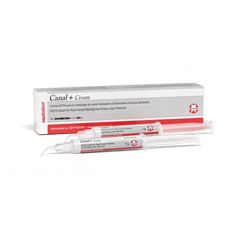 CANAL + CREAM EDTA CREAM VOOR WORTELKANAALBEH. SPUIT 2X7GR. + 10 TIPS