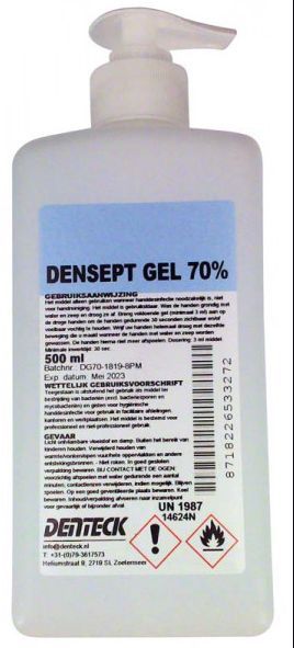 DENSEPT ALCOHOL HANDGEL 70%  X500ML.