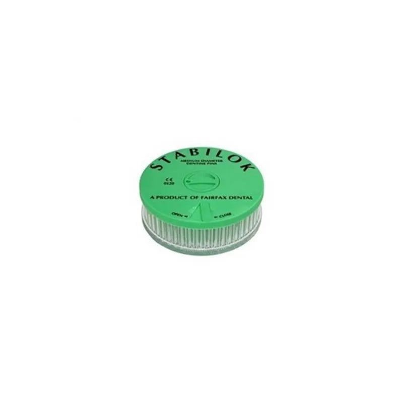 STABILOK RVS PIN 0,76MM GROEN MEDIUM JUMBO X100ST.