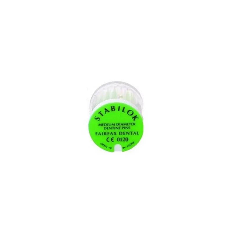STABILOK RVS PIN 0,76MM GROEN MEDIUM (20 PINS +1 BOOR)