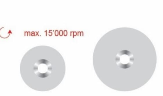MAXFLEX POP-ON POLIJSTSCHIJFJES ULTRA-FIJN 10MM WIT X 100ST.