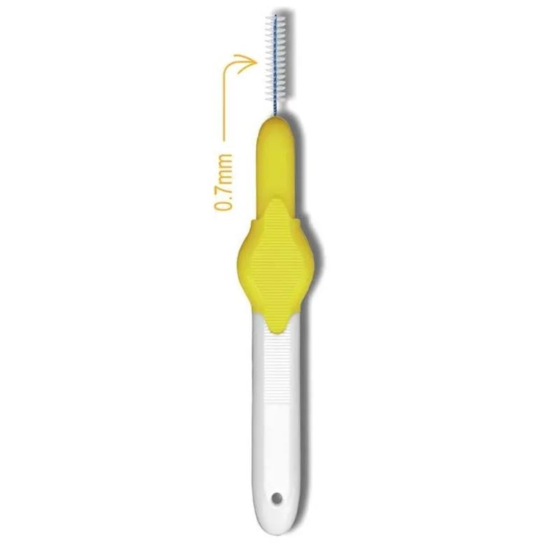 ORIGINAL INTERDENTALE RAGERS 0,7MM. GEEL X25ST.