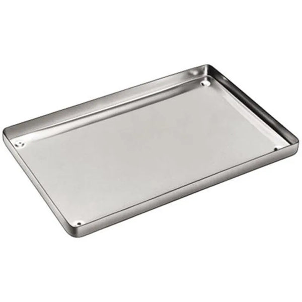 TRAY RVS BASE ONGEPERFOREERD 28X18CM