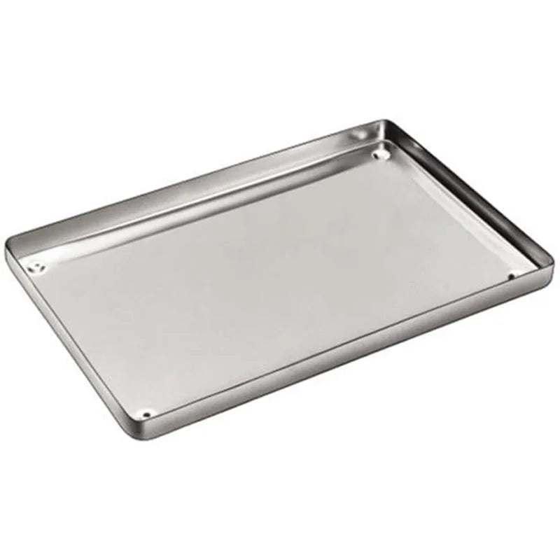 TRAY RVS BASE ONGEPERFOREERD 28X18CM