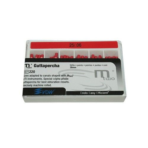 MTWO GUTTAPERCHA POINT 25/.06 X60ST.