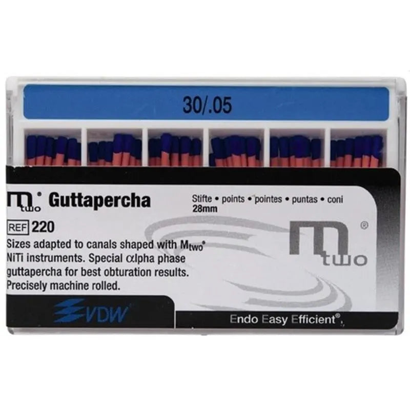 MTWO GUTTAPERCHA POINT 30/.05 X60ST.