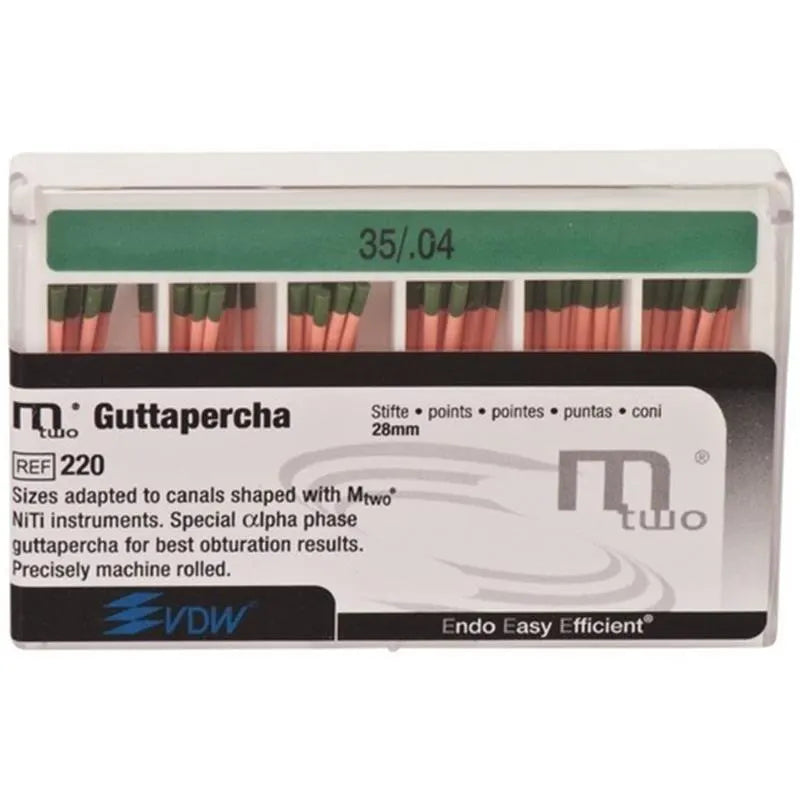 MTWO GUTTAPERCHA POINT 35/.04 X60ST.
