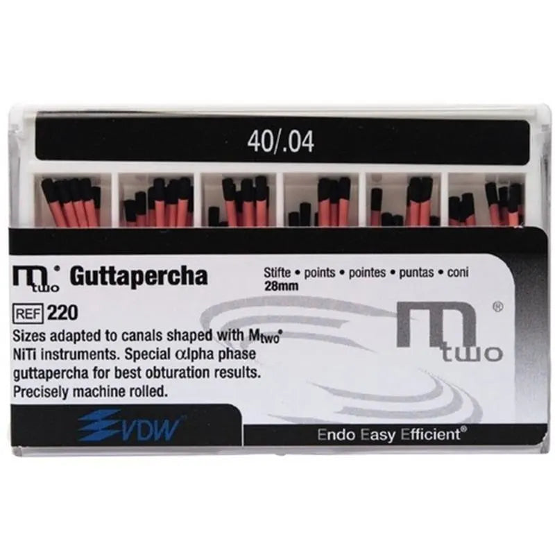 MTWO GUTTAPERCHA POINT 40/.04 X60ST.