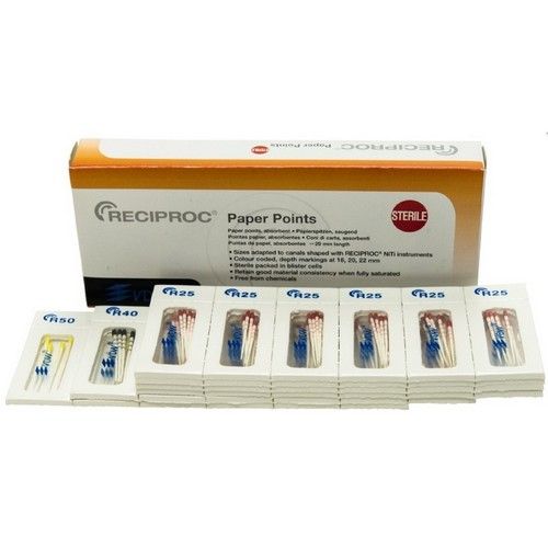 RECIPROC PAPERPOINT ASSORTED X144ST.