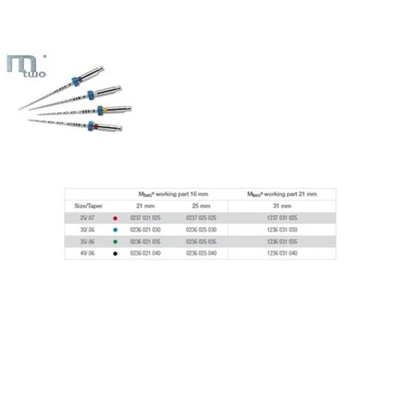 MTWO NITI TAPER 06 25MM/035 RA (W16)