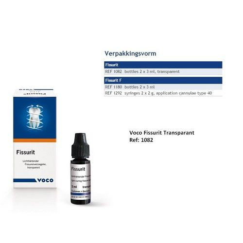 FISSURIT TRANSPARANT 2X3ML. 1082