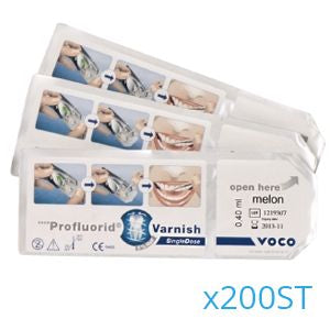 PROFLUORID VARNISH SINGLEDOSE MELOEN X200ST.