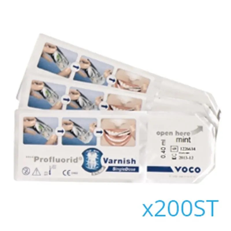 PROFLUORID VARNISH SINGLEDOSE MINT X200ST.